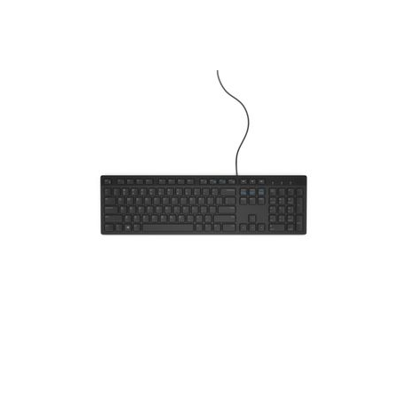 Dell KB216 - Keyboard - USB - QWERTY - US International - black - for Inspiron 17R 57XX, 17R 7720; Latitude 5320, 55XX, D630; OptiPlex 50XX, 5250, 90XX - 1