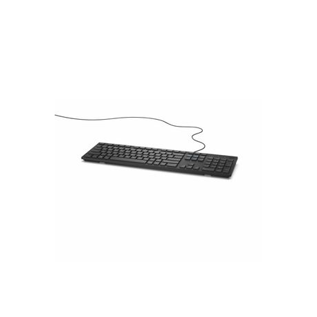 Dell KB216 - Keyboard - USB - QWERTY - US International - black - for Inspiron 17R 57XX, 17R 7720; Latitude 5320, 55XX, D630; OptiPlex 50XX, 5250, 90XX - 4