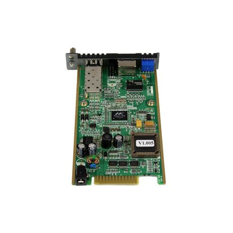 StarTech.com Gigabit Ethernet Fiber Media Converter Card Module w /  Open SFP Slot - Fiber to Ethernet Converter - Ethernet Media Converter (ET91000SFP2C) - Fibre media converter - GigE - 1000Base-TX - RJ-45  /  SFP (mini-GBIC) - for P / N: ET10GSFP, GLCSXMMRGDST, J4858C10PKST, J4858CST - 2