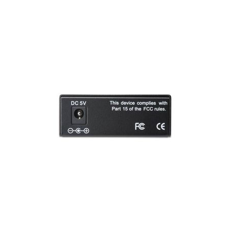 DIGITUS Professional DN-82110-1 - Fibre media converter - GigE - 10Base-T, 1000Base-SX, 100Base-TX, 1000Base-T - RJ-45  /  ST multi-mode - up to 500 m - 850 nm - 2