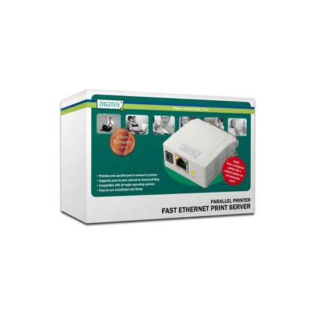 ASSMANN DN-13001-1 - Print server - parallel - 10 / 100 Ethernet - 2
