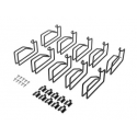 HPE for D-rings - Rack cable management kit - for HPE 22U 600mmx1075mm, 600mm, 800mm, 800mm x1075mm