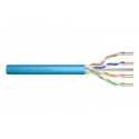 DIGITUS Professional Installation Cable - Bulk cable - 305 m - UTP - CAT 6a - IEEE 802.5 / IEEE 802.3 - halogen-free, riser - light blue, RAL 5012