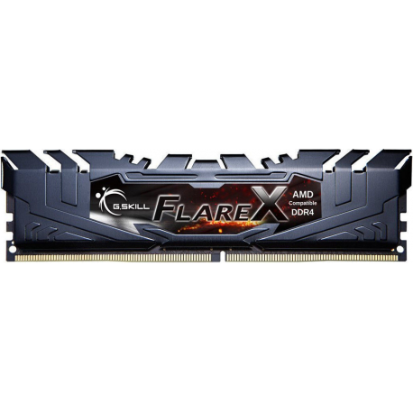 G.Skill Flare X series - AMD Edition - DDR4 - kit - 16 GB: 2 x 8 GB - DIMM 288-pin - 3200 MHz  /  PC4-25600 - CL16 - 1.35 V - unbuffered - non-ECC - 2