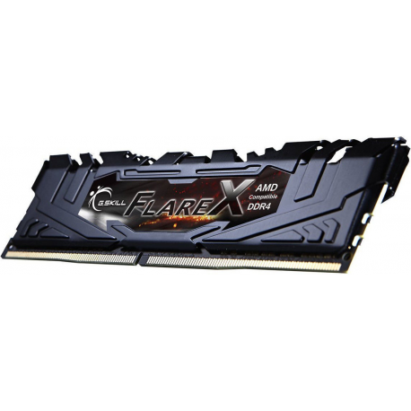 G.Skill Flare X series - AMD Edition - DDR4 - kit - 16 GB: 2 x 8 GB - DIMM 288-pin - 3200 MHz  /  PC4-25600 - CL16 - 1.35 V - unbuffered - non-ECC - 3