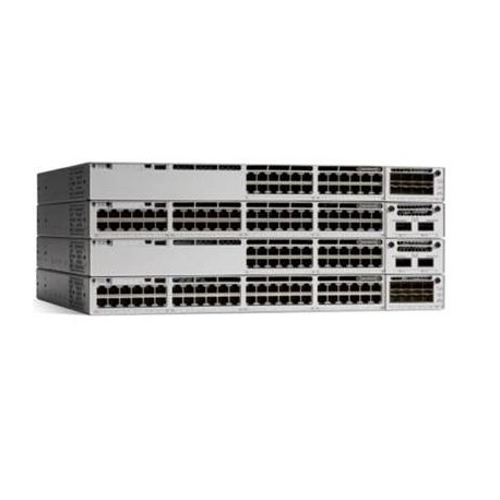 Cisco Catalyst 9300 - Network Essentials - switch - L3 - Managed - 48 x 10 / 100 / 1000 (PoE+) - rack-mountable - PoE+ (437 W) - 0