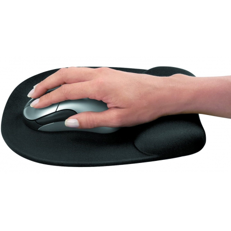 Fellowes Memory Foam - Mouse pad with wrist pillow - black - 1