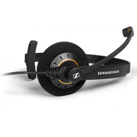 EPOS I SENNHEISER IMPACT SC 60 USB ML - Headset - on-ear - wired - USB - black with orange colour highlights - 2