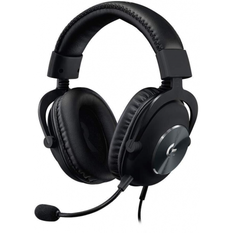 Logitech G Pro X - Headset - full size - wired - 3.5 mm jack - noise isolating - 2