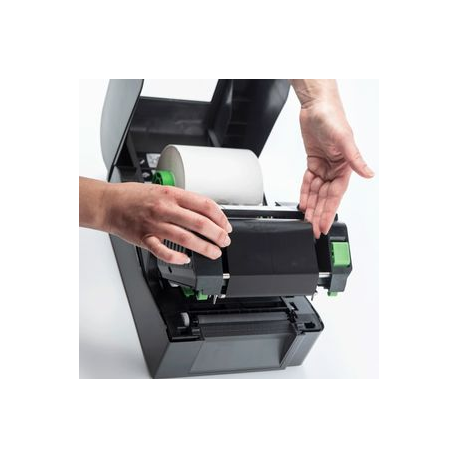 Brother TD-4420TN - Label printer - direct thermal  /  thermal transfer - Roll (11 cm) - 203 dpi - up to 152.4 mm / sec - USB 2.0, LAN, USB host, RS232C - 4