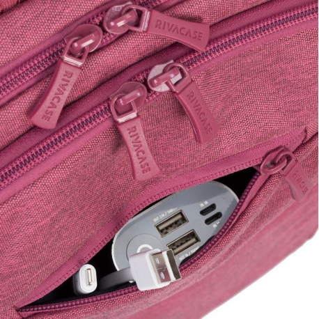 Riva Case Suzuka 7760 - Notebook carrying backpack - 15.6" - red - 7