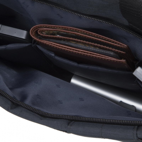Riva Case Biscayne - Notebook carrying case - 15.6" - black - 4