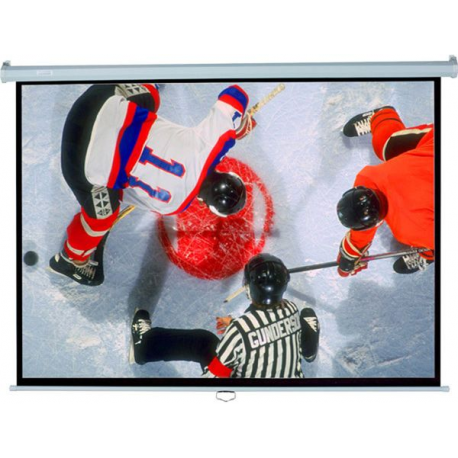 Elite Screens Manual Series M85XWS1 - Projection screen - 85" (216 cm) - 1:1 - Matte White - 4