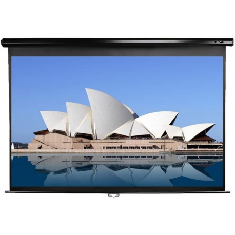 Elite Screens Manual Series M92UWH - Projection screen - 92" (234 cm) - 16:9 - Matte White - 4