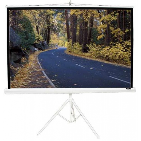 Elite Tripod Series T85NWS1 - Projection screen with tripod - 85" (216 cm) - 1:1 - Matte White - white - 2