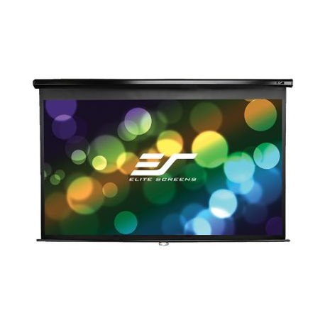 Elite Screens Manual Series M100UWH - Projection screen - 100" (254 cm) - 16:9 - Matte White - 2