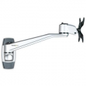 StarTech.com Wall Mount Monitor Arm - 10.2" Swivel Arm - For up to 34" VESA - Bracket - for LCD display (adjustable arm) - aluminium - silver - screen size: 13"-30" - wall-mountable