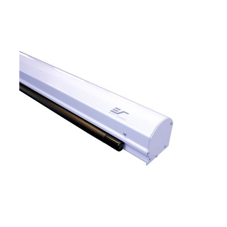 Elite Screens Saker Series SK100XHW-E12 - Projection screen - ceiling mountable, wall mountable - motorised - 230 V - 100" (254 cm) - 16:9 - MaxWhite FG - white enamel - 1
