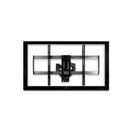 StarTech.com Full Motion TV Wall Mount, Heavy Duty Articulating TV Wall Mount Bracket for 32" to 75" (165lb / 75kg) VESA Display, Universal Adjustable Tilt / Swivel Flat Screen Arm, Silver - Cable Management (FPWARPS) - Bracket - for TV - plastic, aluminium, steel - black, silver - screen size: 32"-75" - wall-mountable - 1
