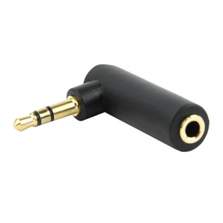 Cablexpert - Right angle adapter - stereo mini jack female to stereo mini jack male right-angled - 2