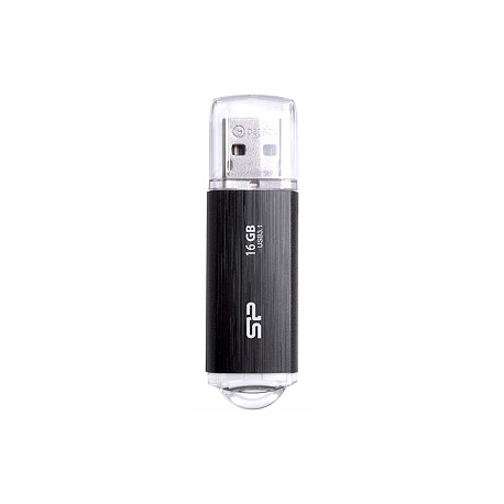 SILICON POWER Blaze B02 - USB flash drive - 16 GB - USB 3.0  /  USB-C - black - 6