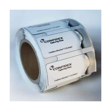 Zebra Confidex Silverline Slim M4QT ETSI - Permanent acrylic adhesive - 800 micron -, EPC Class 1 Gen 2, 865-869 MHz, 736-bit - white - 110 x13 mm 1000 label(s) (1 roll(s) x 1000) RFID labels - 0
