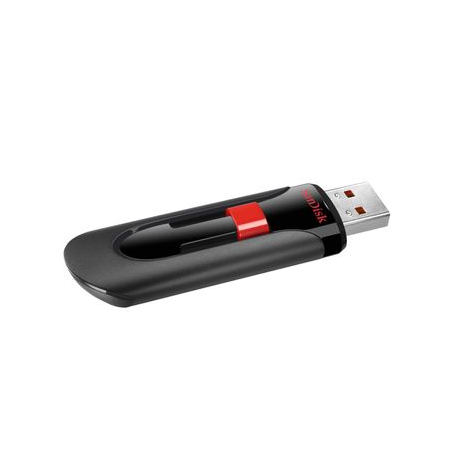 SanDisk Cruzer Glide - USB flash drive - 32 GB - USB 2.0 - black, red - 1