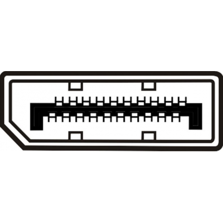 ASSMANN - DisplayPort cable - Mini DisplayPort (M) to DisplayPort (M) - 2 m - molded - white - for Apple iMac; Mac mini; Mac Pro; MacBook; MacBook Air; MacBook Pro - 1