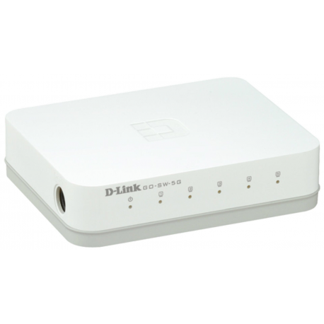 D-Link GO-SW-5G - Switch - unmanaged - 5 x 10 / 100 / 1000 - desktop - 1