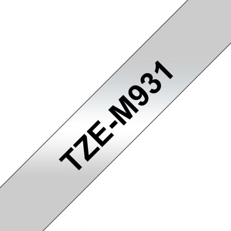 Brother TZe-M931 - laminated tape - 1 cassette(s) - Roll (1.2 cm x 8 m) - 2