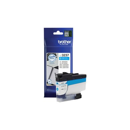 Brother LC3237C - Cyan - original - ink cartridge - for Brother HL-J6000DW, HL-J6100DW, MFC-J5945DW, MFC-J6945DW, MFC-J6947DW - 3