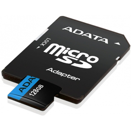 ADATA Premier - Flash memory card (microSDXC to SD adapter included) - 64 GB - UHS Class 1  /  Class10 - microSDXC UHS-I - for retail customers - 1