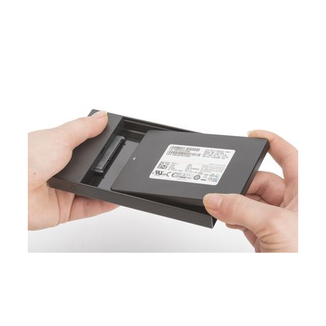 DIGITUS DA-71114 - Storage enclosure - 2.5" - SATA 6Gb / s - USB 3.0 - black - 1