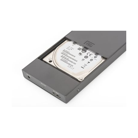 DIGITUS DA-71114 - Storage enclosure - 2.5" - SATA 6Gb / s - USB 3.0 - black - 2