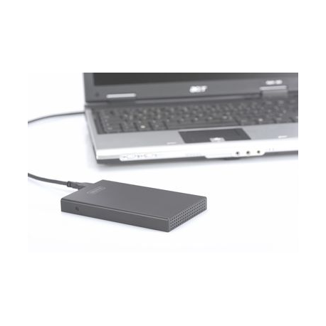 DIGITUS DA-71114 - Storage enclosure - 2.5" - SATA 6Gb / s - USB 3.0 - black - 3