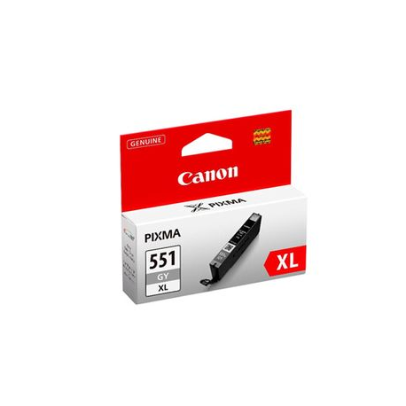 Canon CLI-551GY XL - High Yield - grey - original - ink tank - for PIXMA iP8750, iX6850, MG5655, MG6350, MG6450, MG7150, MG7550 - 0