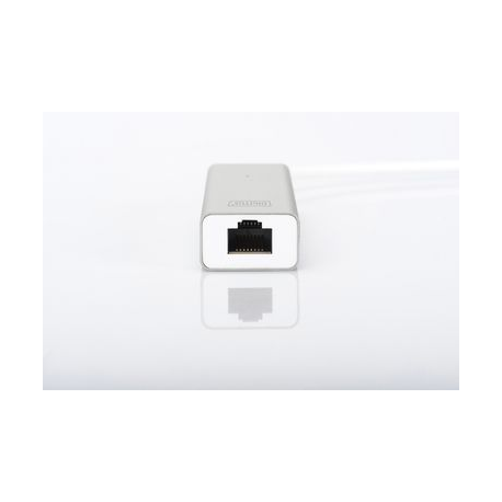 DIGITUS DA-70250-1 - Hub - 3 x SuperSpeed USB 3.0 + 1 x 10/100/1000 - desktop - 3