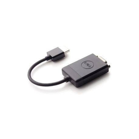 Dell - Adapter - HDMI male to HD-15 (VGA) female - black - for Chromebook 3110 2-in-1, 31XX; Latitude 54XX; OptiPlex 30XX, 70XX; Precision 32XX - 1