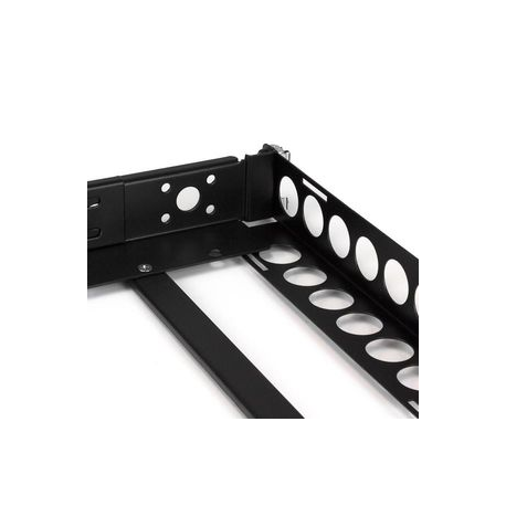 StarTech.com 1U Universal Server Rack Rails - TAA Compliant Adjustable Depth Server Mounting Rails - 19inch Rack Mount Rails (UNIRAILS1U) - Rack rail - black - 1U - 19" - for P / N: RK2433BKM, RK2537BKM, RK3236BKF, RK4236BKB, RK4242BK24, RK4242BK30, RKQMCAB12V2 - 3