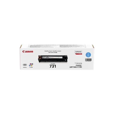 Canon 731 C - Cyan - original - toner cartridge - for i-SENSYS LBP7100Cn, LBP7110Cw, MF623Cn, MF628Cw, MF8230Cn, MF8280Cw - 1