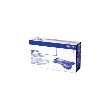 Brother TN2220 - Black - original - toner cartridge - for Brother DCP-7060, 7065, 7070, HL-2220, 2240, 2250, 2270, MFC-7360, 7460, 7860; FAX-2840 - 1