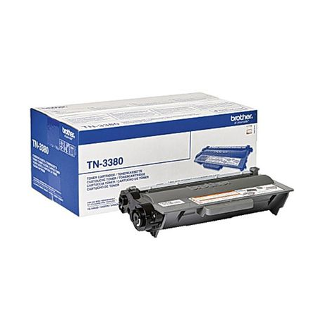 Brother TN3380 - Black - original - toner cartridge - for Brother DCP-8110, 8150, 8155, 8250, HL-5440, 5450, 5470, 6180, MFC-8510, 8520, 8710, 8950 - 2
