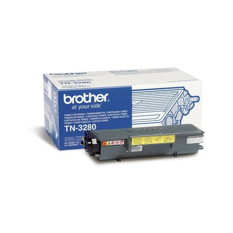 Brother TN3280 - Black - original - toner cartridge - for Brother DCP-8070, 8085, HL-5340, 5350, 5370, 5380, MFC-8370, 8380, 8880, 8890 - 2