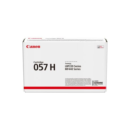 Canon 057 H - High capacity - black - original - toner cartridge - for ImageCLASS LBP228, LBP236, LBP237, MF455; i-SENSYS LBP233, LBP236, MF453, MF455 - 3