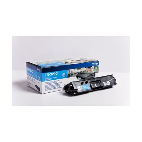 Brother TN329C - Cyan - original - toner cartridge - for Brother DCP-L8450CDW, HL-L8350CDW, HL-L8350CDWT, MFC-L8850CDW - 2