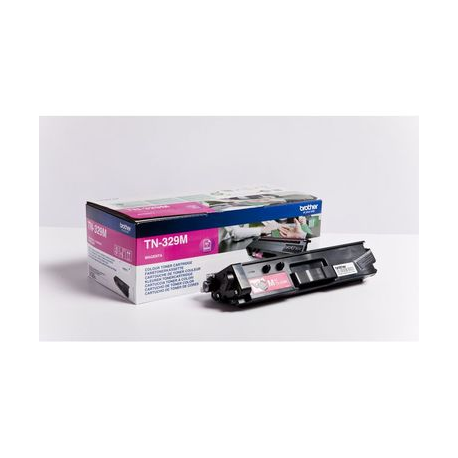 Brother TN329M - Magenta - original - toner cartridge - for Brother DCP-L8450CDW, HL-L8350CDW, HL-L8350CDWT, MFC-L8850CDW - 2