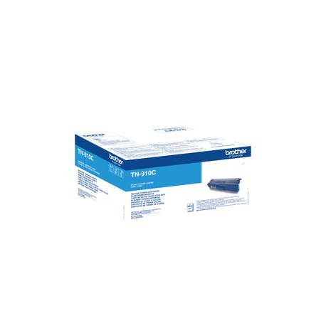 Brother TN910C - Ultra Jumbo - cyan - original - toner cartridge - for Brother HL-L9300, HL-L9310, MFC-L9570 - 1