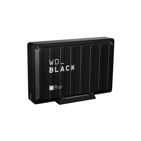 WD_BLACK D10 Game Drive WDBA3P0080HBK - Hard drive - 8 TB - external (portable) - USB 3.2 Gen 1 - 7200 rpm - black - 8