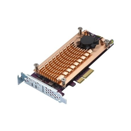 QNAP QM2-2P-244A - Storage controller - PCIe - low profile - PCIe 2.0 x4 - for QNAP TS-1232, 1277, 253, 453, 473, 677, 832, 853, 877, 977, TVS-2472, 473, 673, 872, 873 - 1