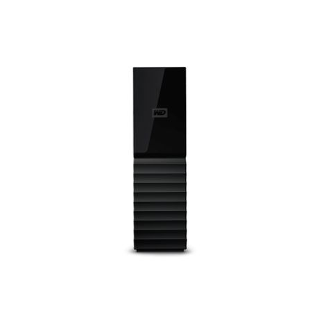 WD My Book WDBBGB0120HBK - Hard drive - encrypted - 12 TB - external (desktop) - USB 3.0 - 256-bit AES - black - 1